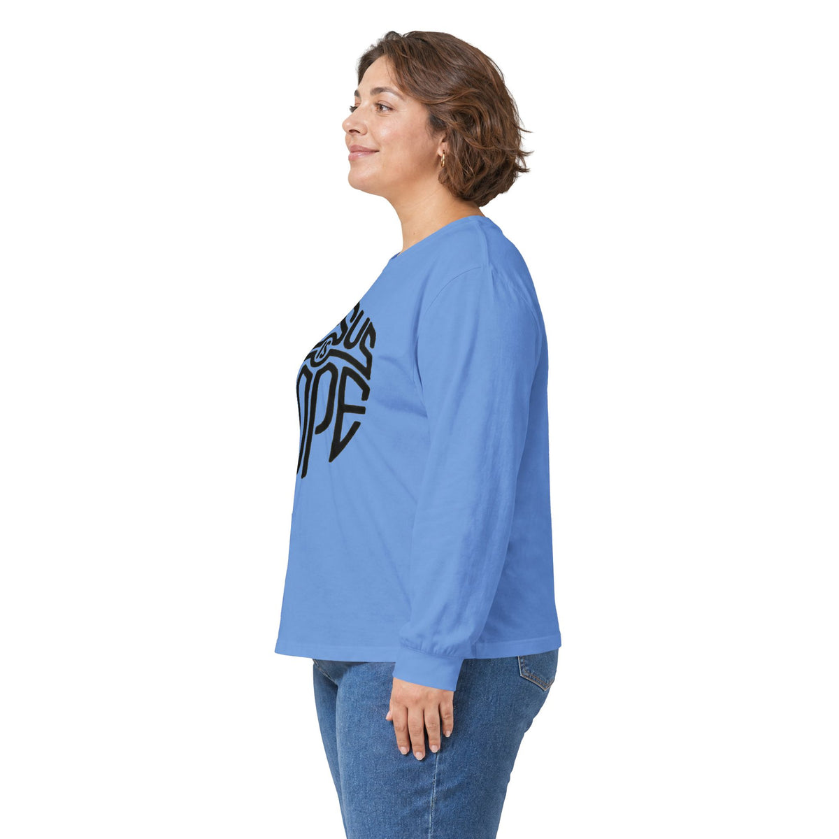 Jesus Is Dope Long Sleeve Tee — Christian Cross Faith Shirt