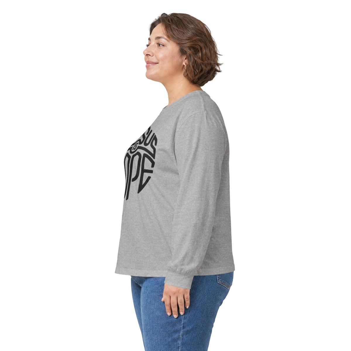Jesus Is Dope Long Sleeve Tee — Christian Cross Faith Shirt
