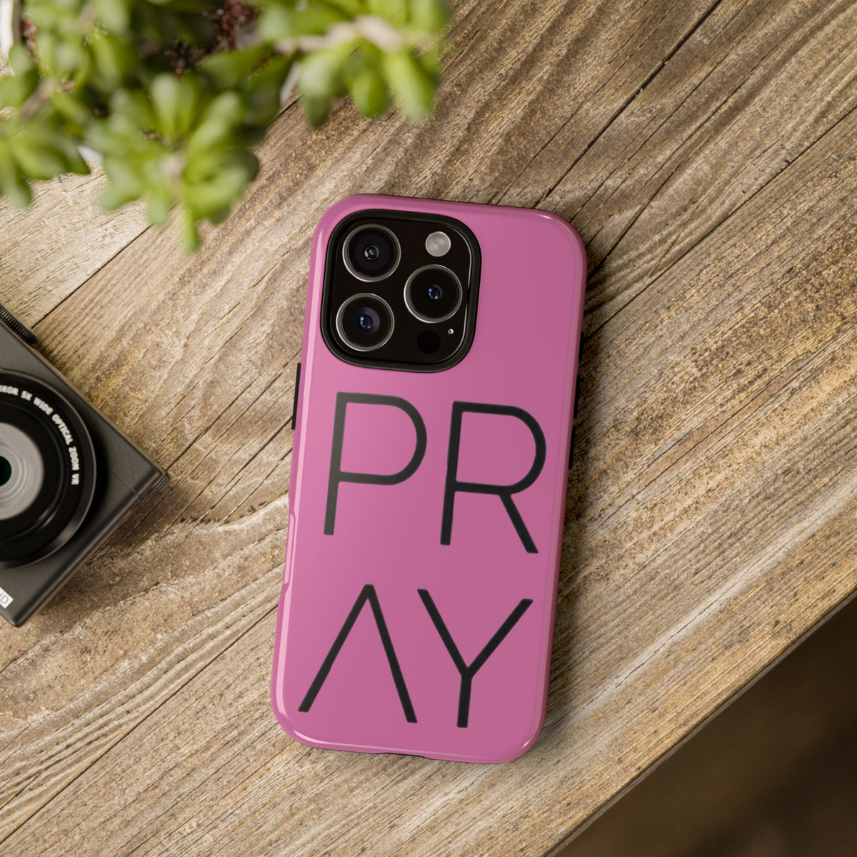 Pray Pink Tough Phone Case