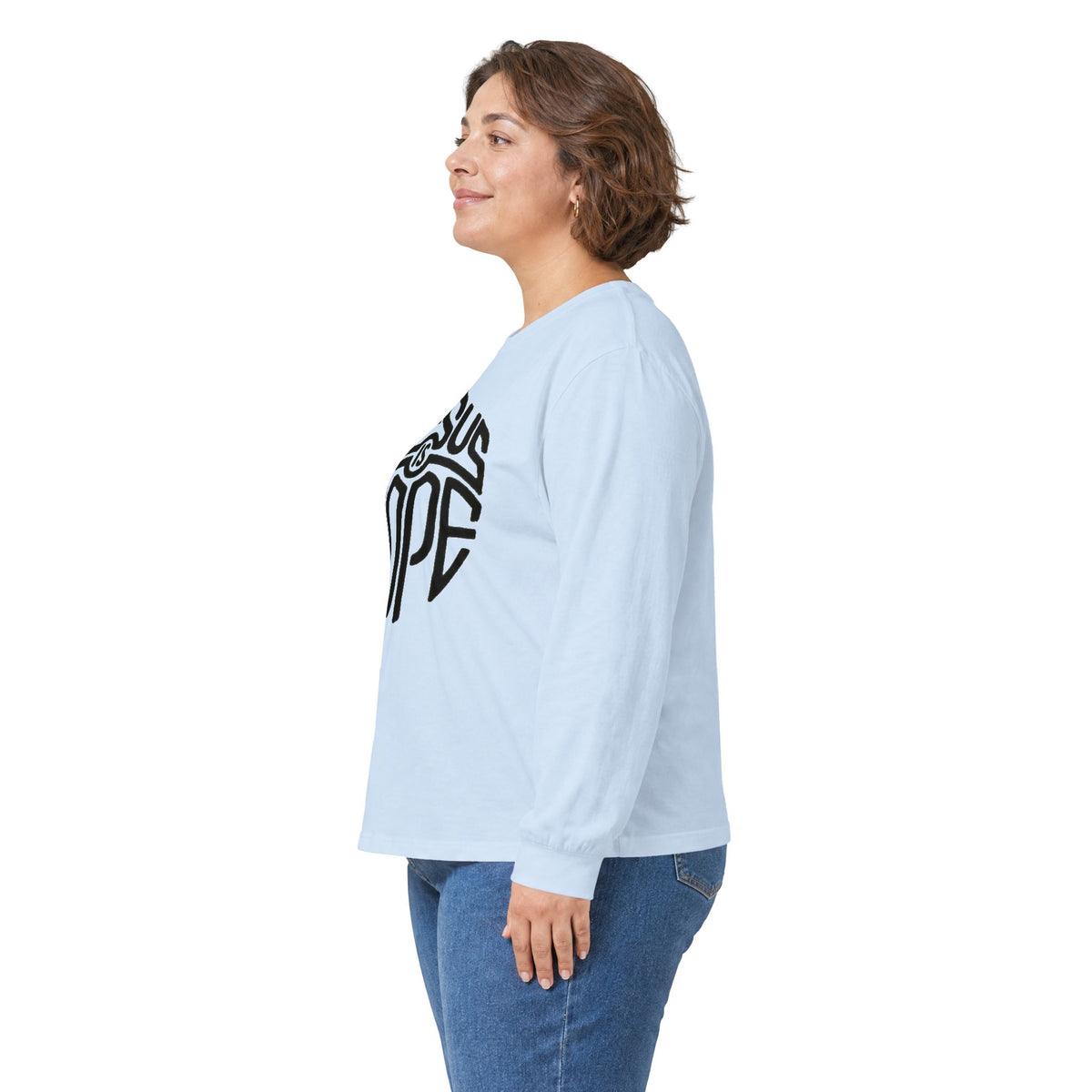 Jesus Is Dope Long Sleeve Tee — Christian Cross Faith Shirt