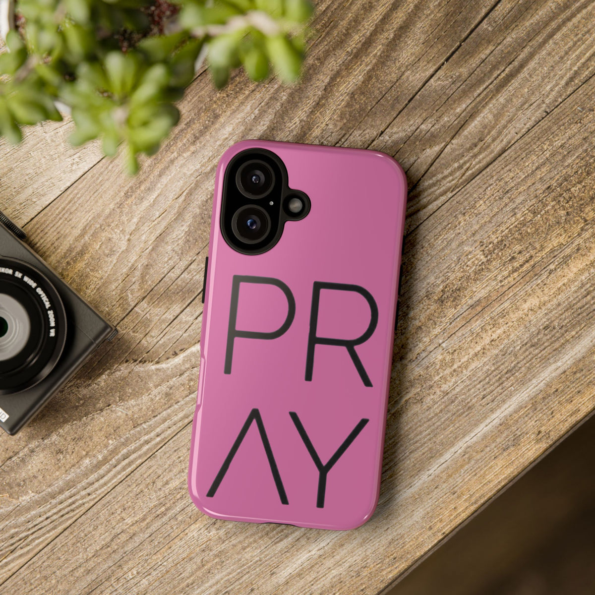 Pray Pink Tough Phone Case