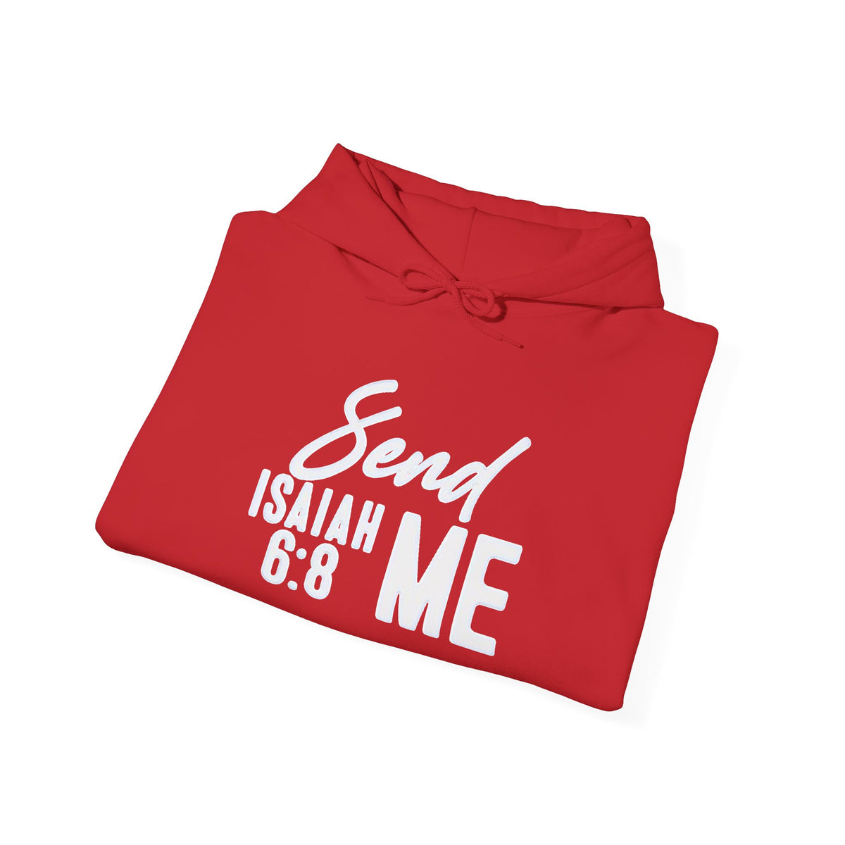 Send Me Hoodie — Isaiah 6:8 Christian Faith Pullover
