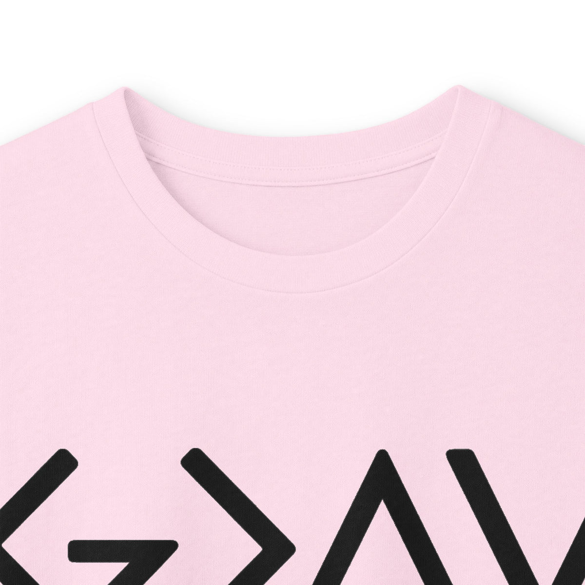 Christian Faith Long Sleeve Tee — “G>V” Front & Triple Cross Back