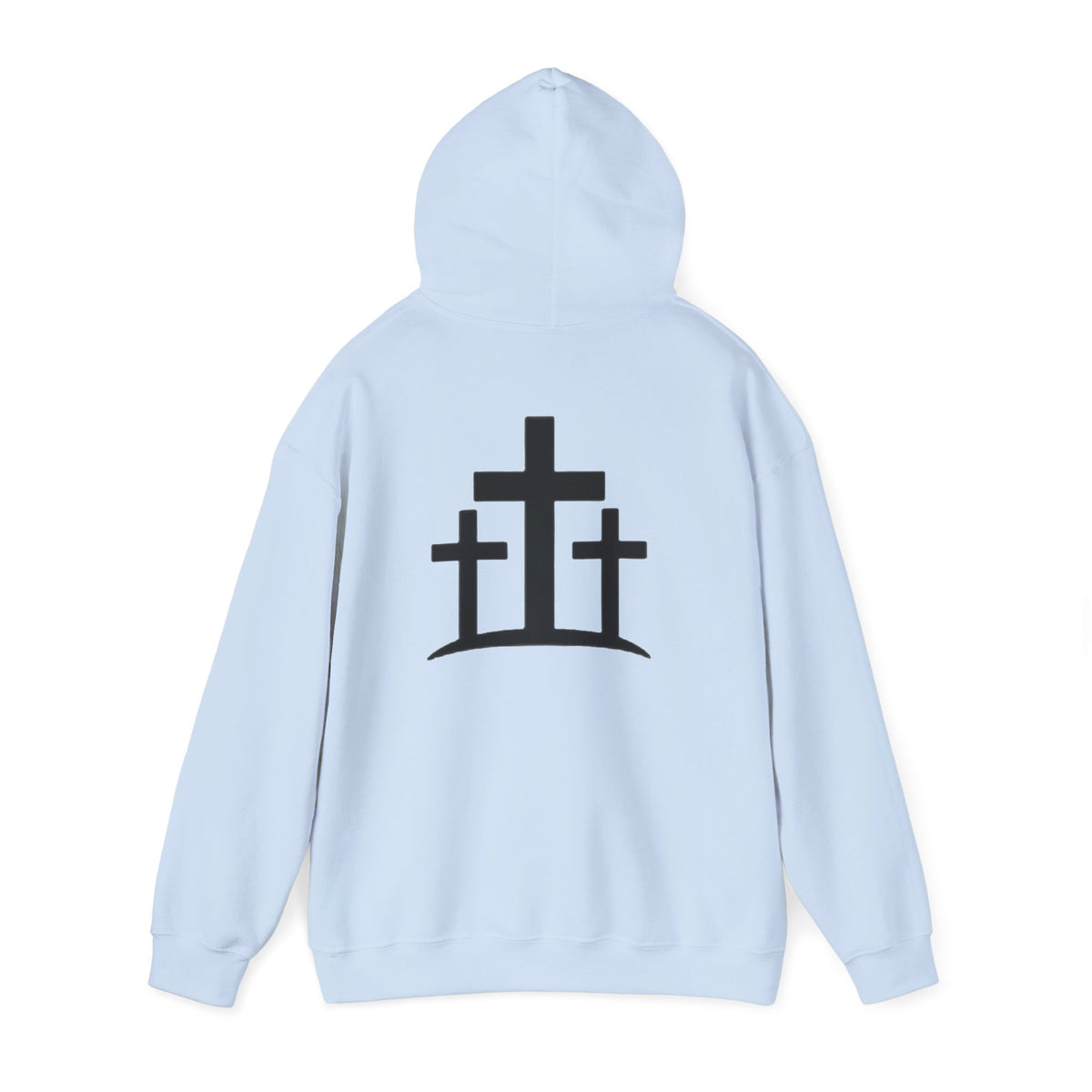 Prayer Minimalist Hoodie — PRAY Vertical Text Spiritual Sweatshirt