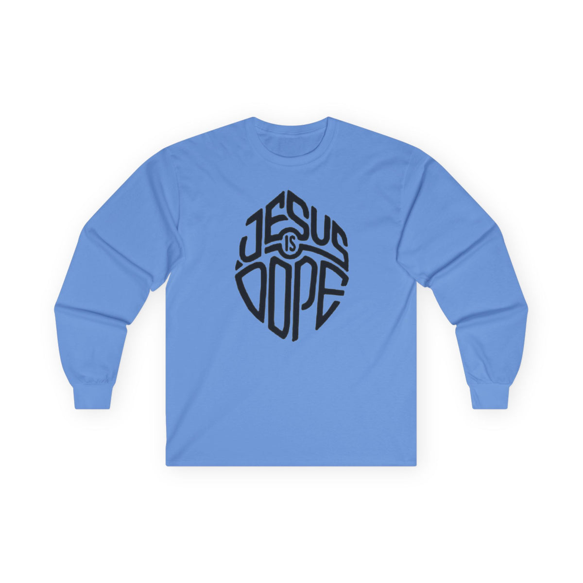 Jesus Is Dope Long Sleeve Tee — Christian Cross Faith Shirt