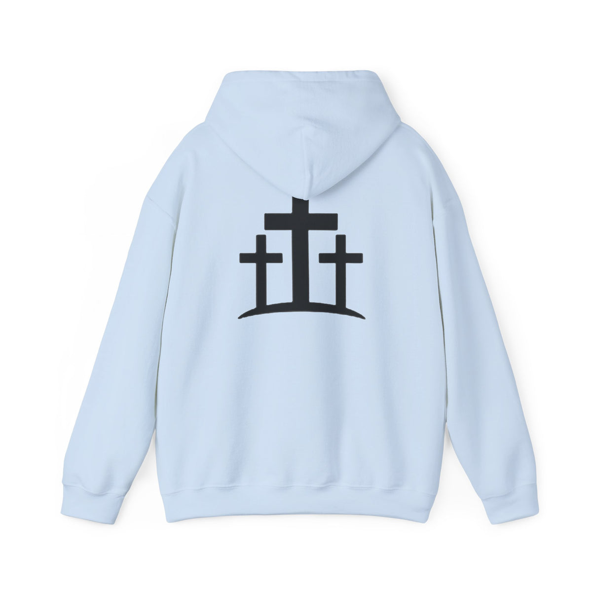 Prayer Minimalist Hoodie — PRAY Vertical Text Spiritual Sweatshirt