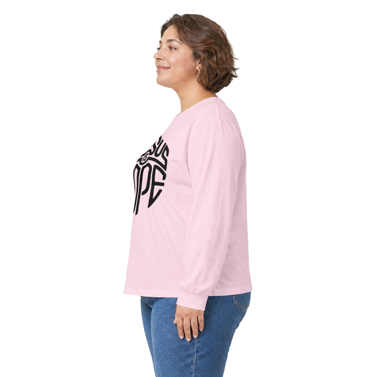 Jesus Is Dope Long Sleeve Tee — Christian Cross Faith Shirt