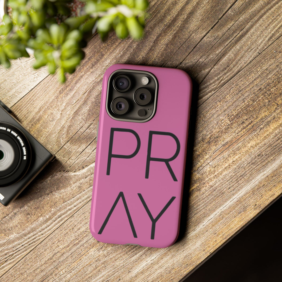 Pray Pink Tough Phone Case
