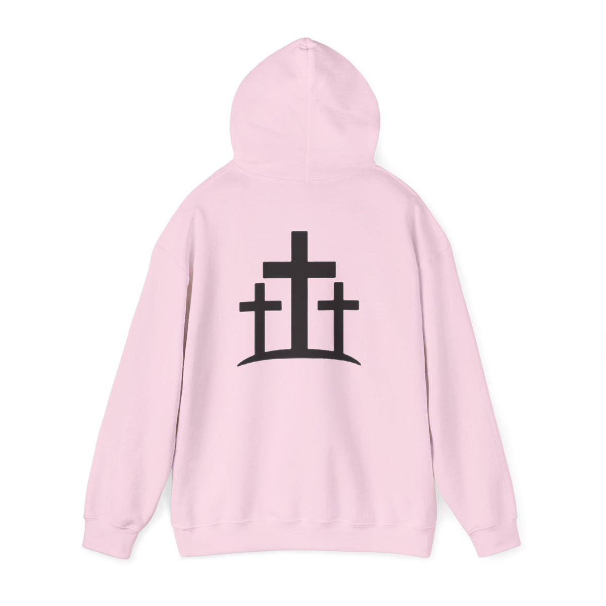 Prayer Minimalist Hoodie — PRAY Vertical Text Spiritual Sweatshirt