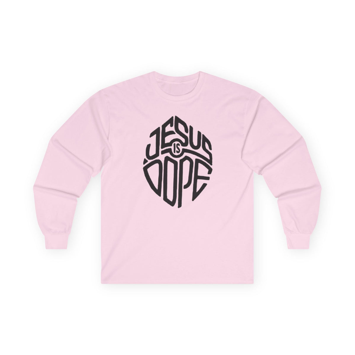 Jesus Is Dope Long Sleeve Tee — Christian Cross Faith Shirt