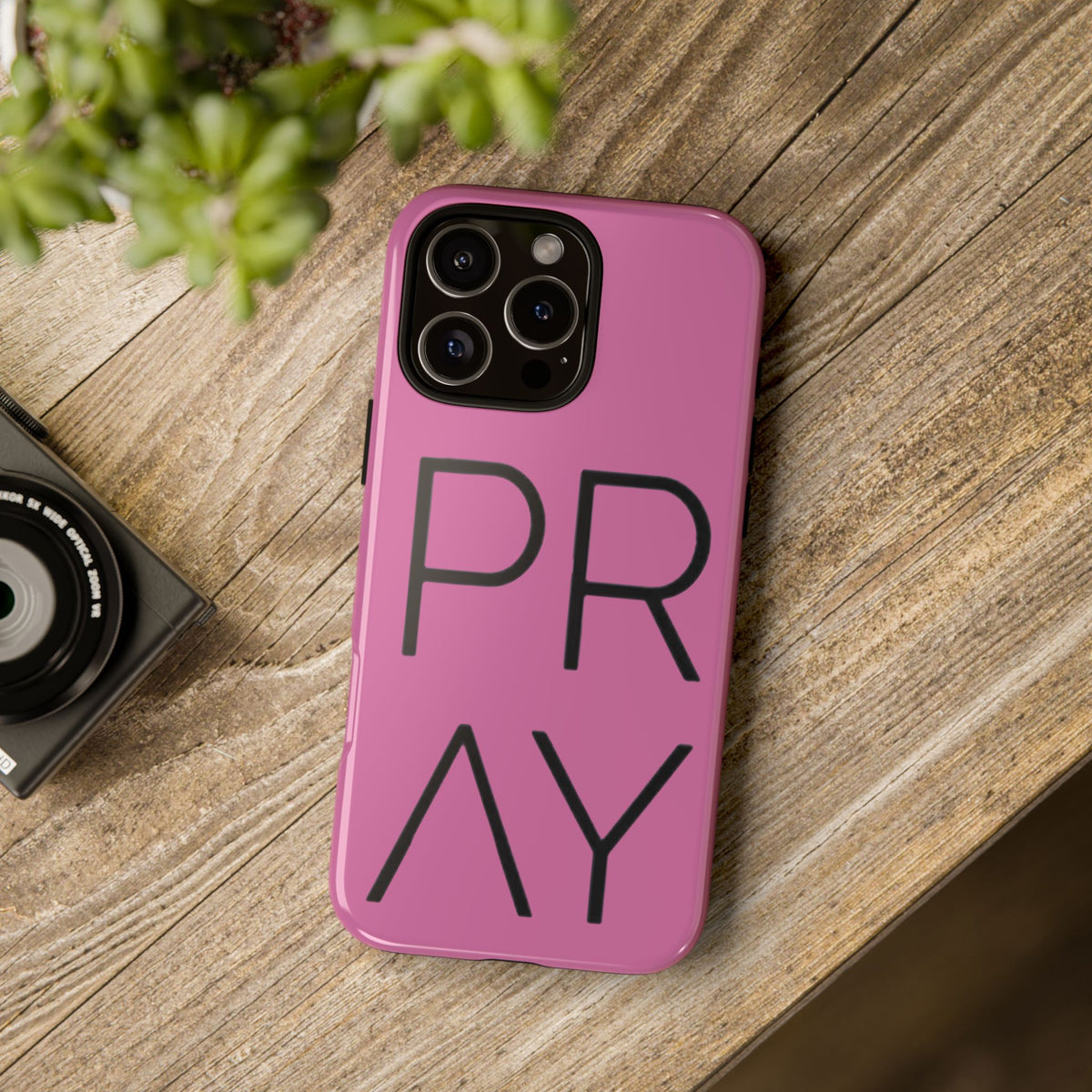 Pray Pink Tough Phone Case