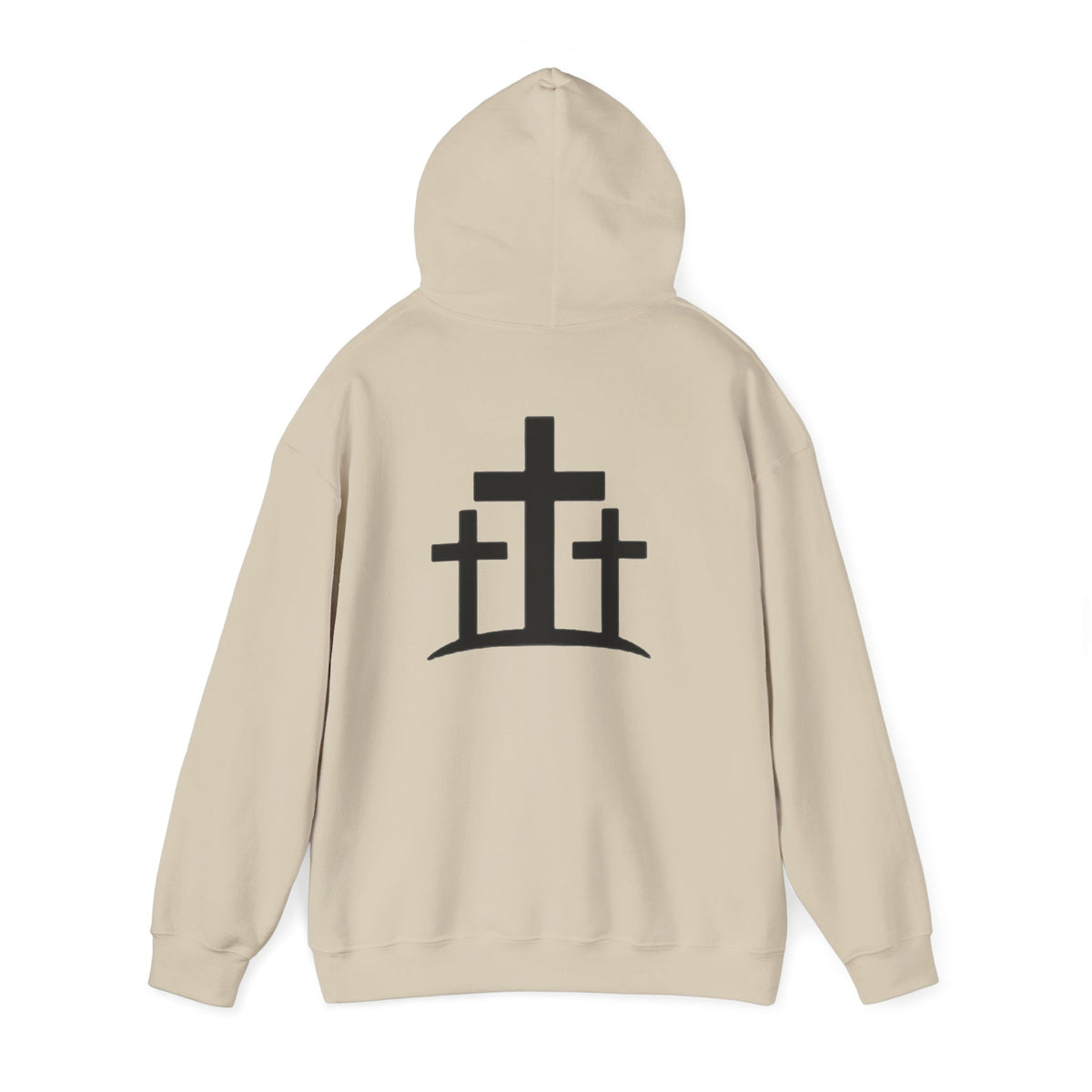 Prayer Minimalist Hoodie — PRAY Vertical Text Spiritual Sweatshirt