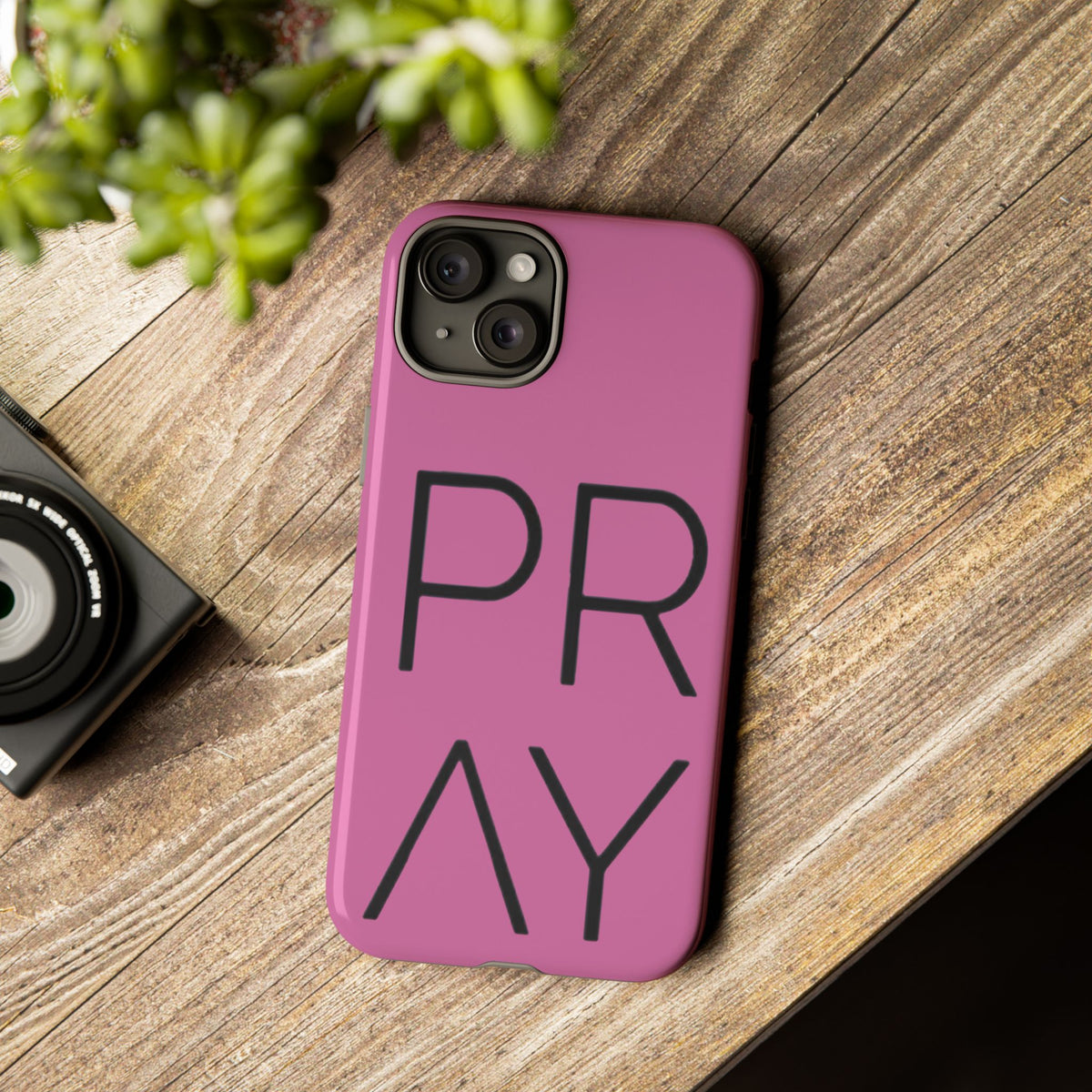Pray Pink Tough Phone Case