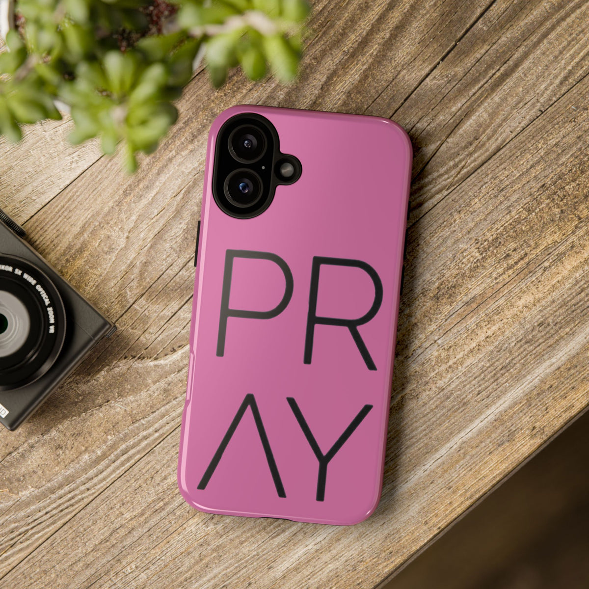 Pray Pink Tough Phone Case