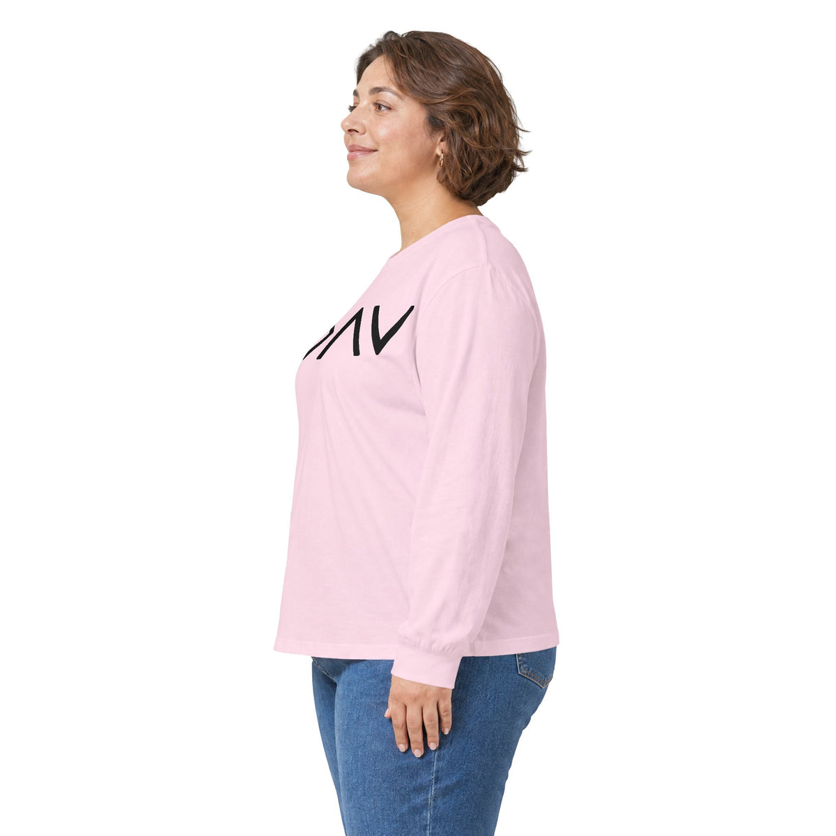 Christian Faith Long Sleeve Tee — “G>V” Front & Triple Cross Back