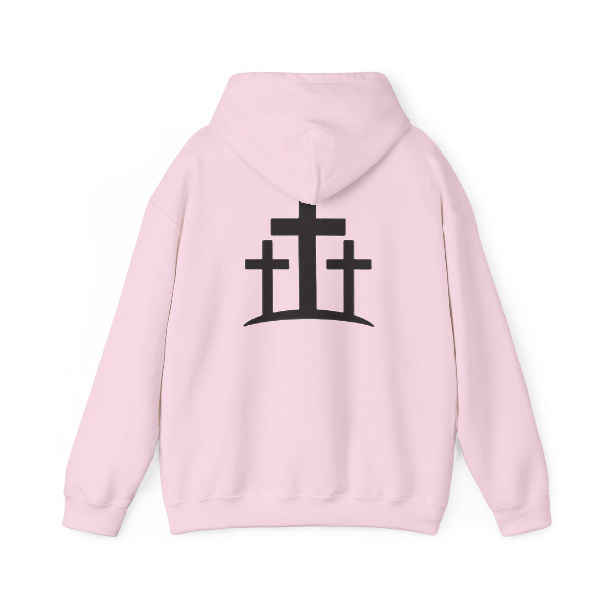 Prayer Minimalist Hoodie — PRAY Vertical Text Spiritual Sweatshirt