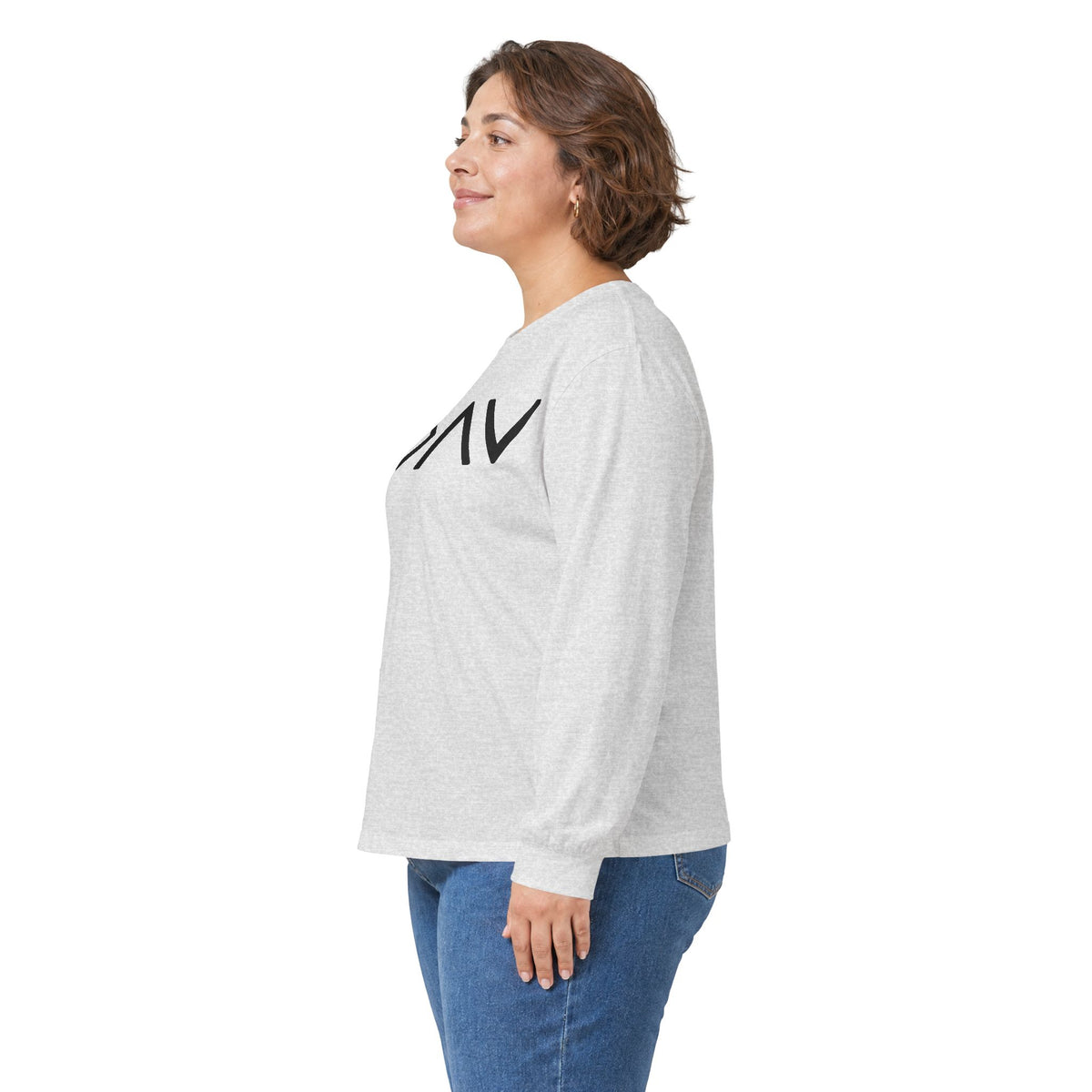 Christian Faith Long Sleeve Tee — “G>V” Front & Triple Cross Back
