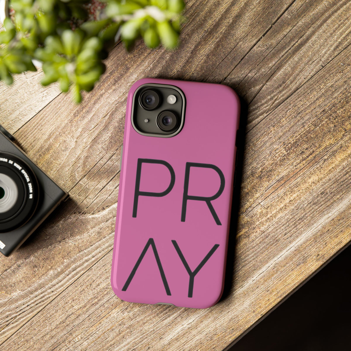 Pray Pink Tough Phone Case