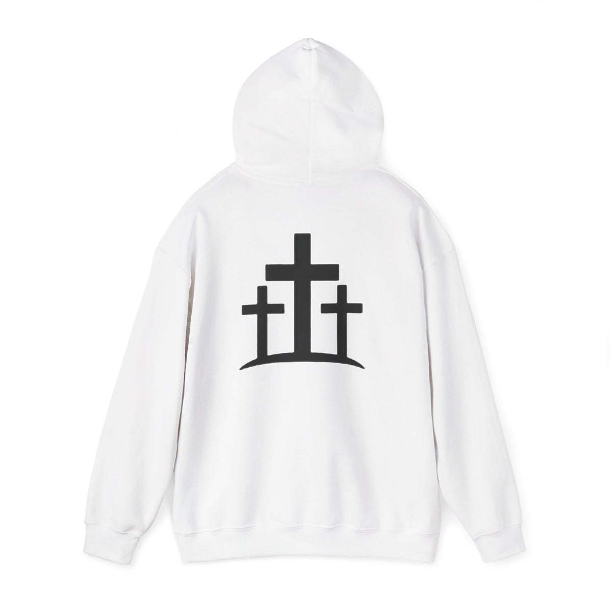 Prayer Minimalist Hoodie — PRAY Vertical Text Spiritual Sweatshirt