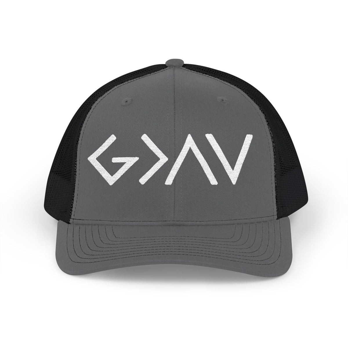 God Is Greater Than The Highs And Lows Snapback Trucker Cap