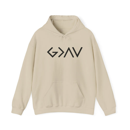 God is greater than the highs and lows hoodie