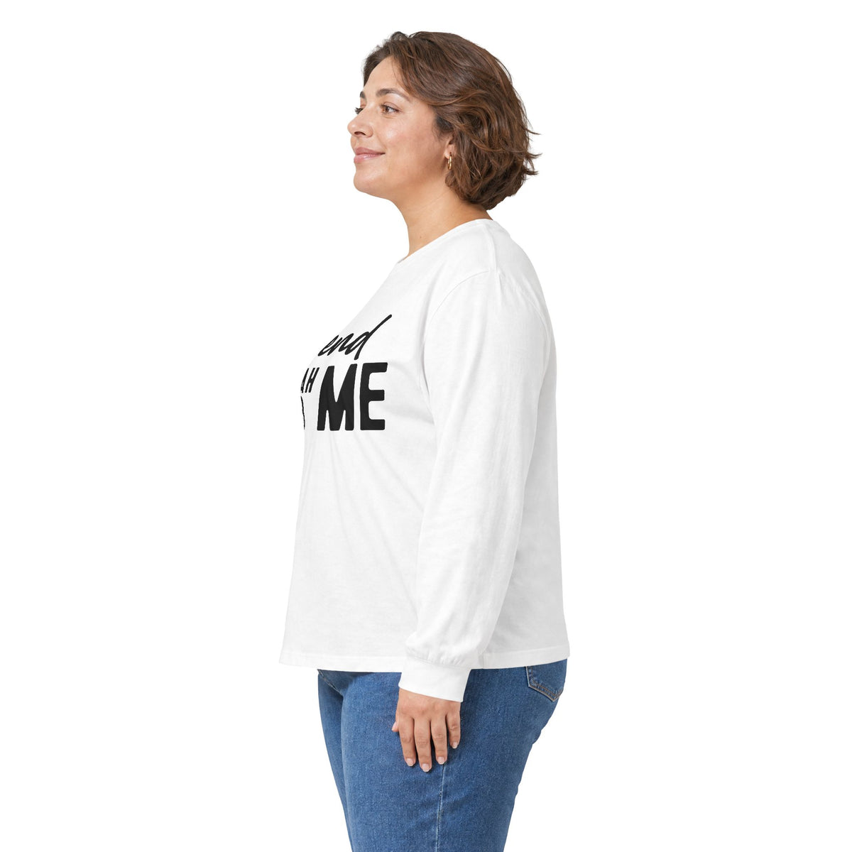 Send Me Long Sleeve Tee — Isaiah 6:8 Christian Faith Shirt