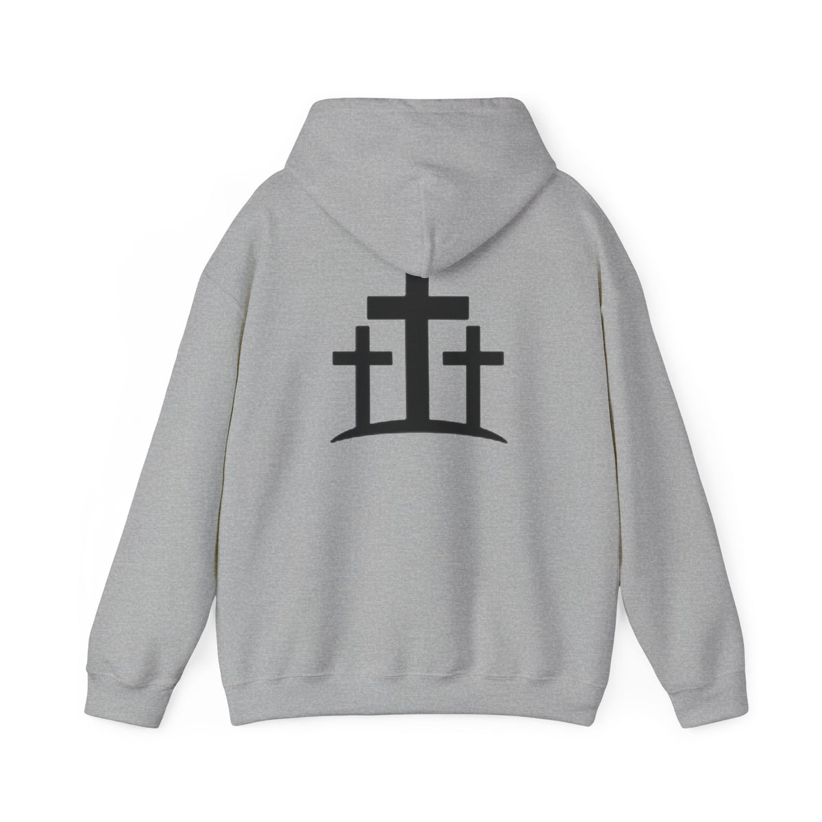 Prayer Minimalist Hoodie — PRAY Vertical Text Spiritual Sweatshirt