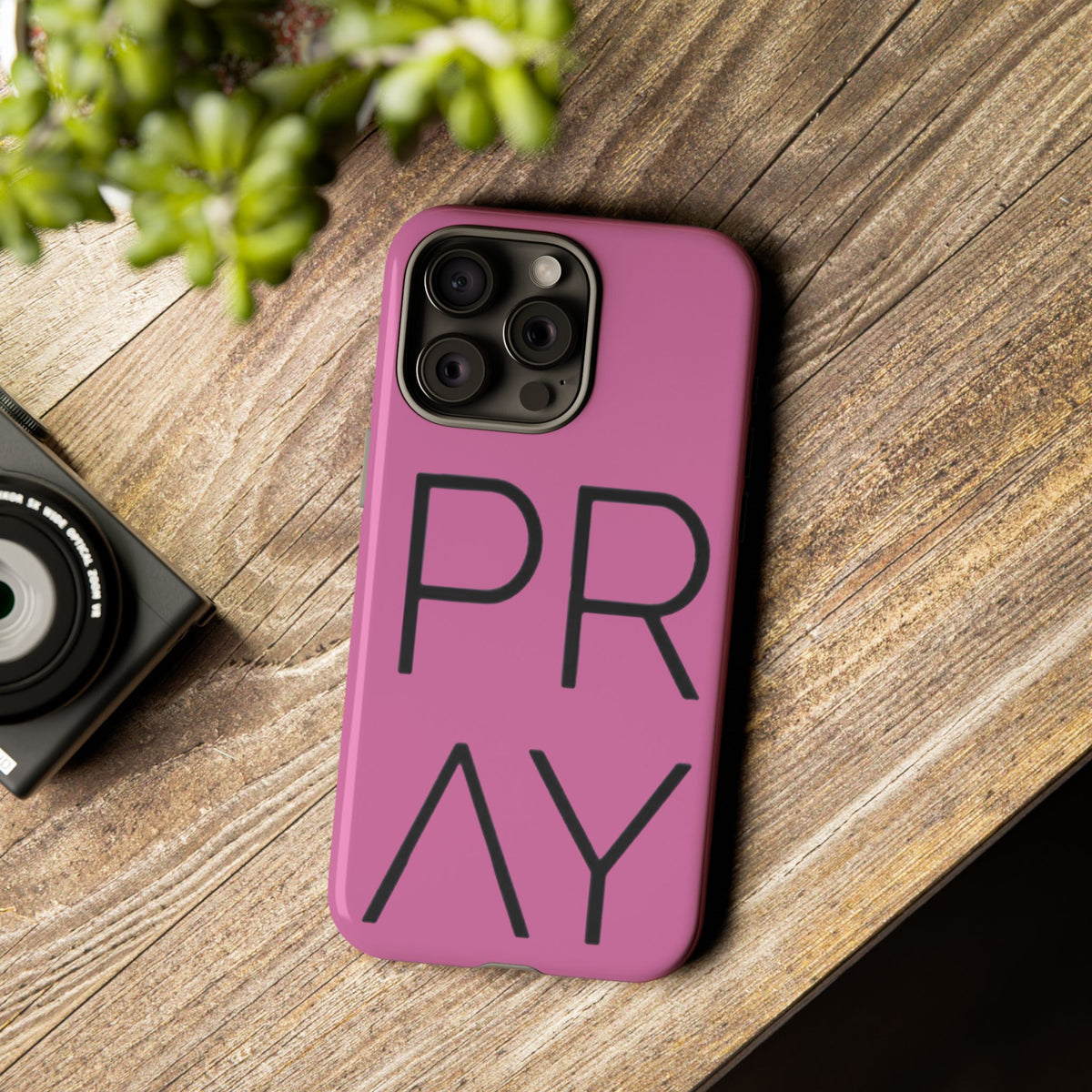 Pray Pink Tough Phone Case