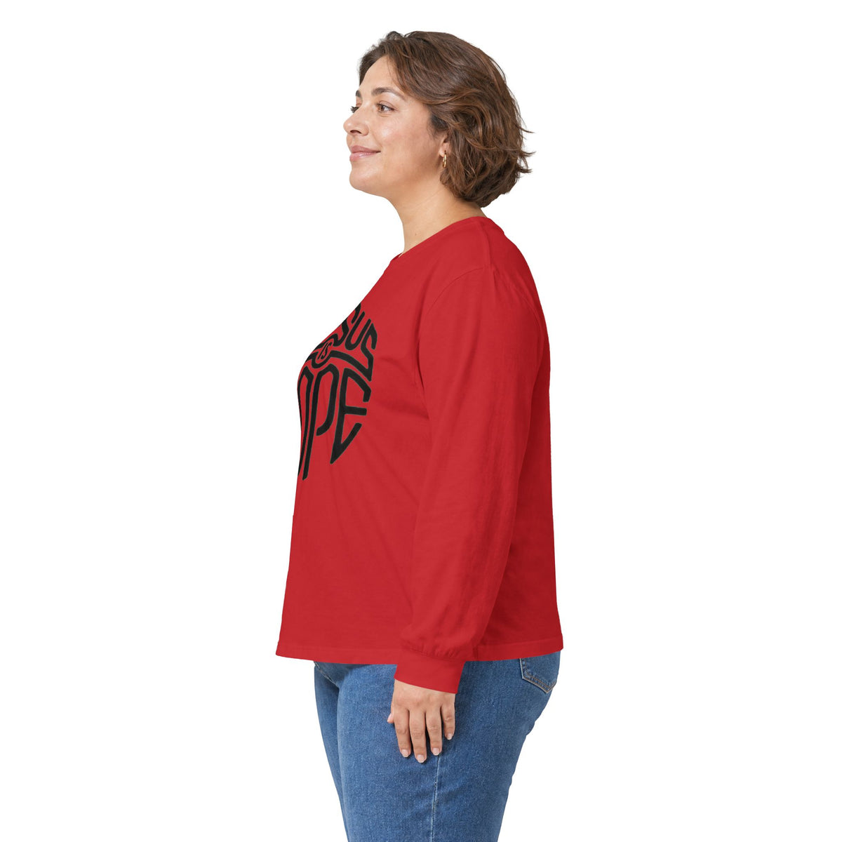 Jesus Is Dope Long Sleeve Tee — Christian Cross Faith Shirt