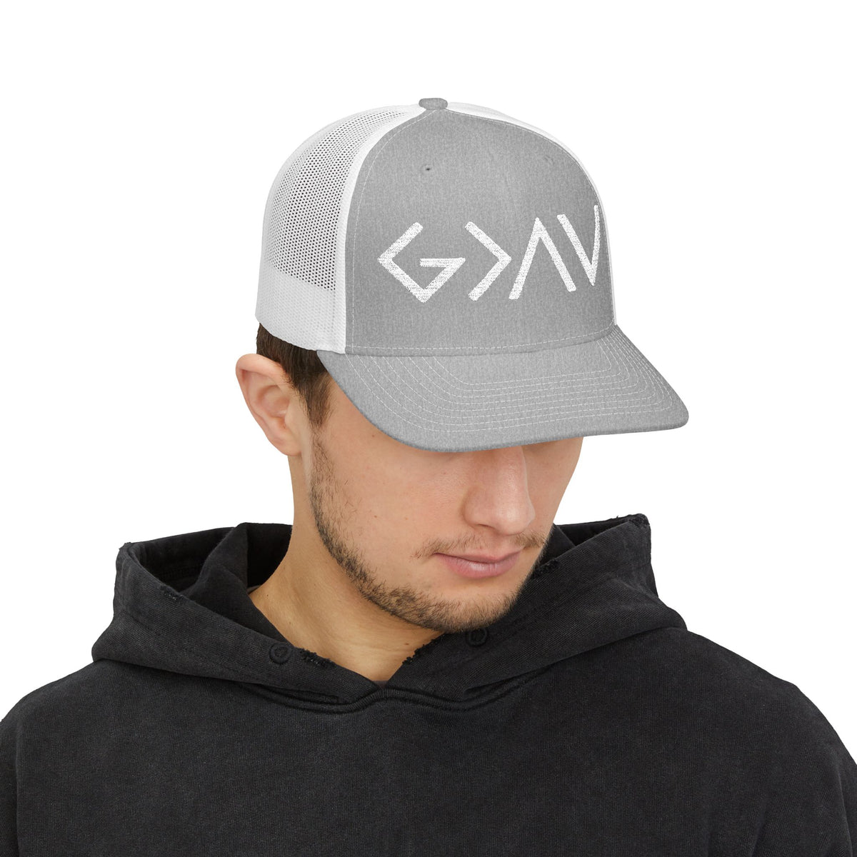 God Is Greater Than The Highs And Lows Snapback Trucker Cap