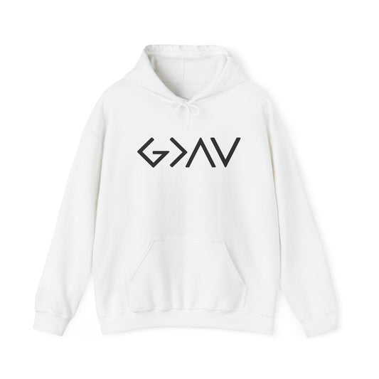 God is greater than the highs and lows hoodie