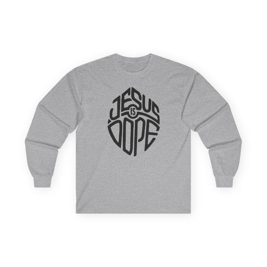 Jesus Is Dope Long Sleeve Tee — Christian Cross Faith Shirt